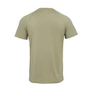 Green t-shirt on a white background