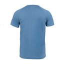 Blue t-shirt on a white background