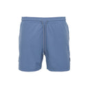 Blue shorts on a white background