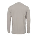 Gray long-sleeve shirt on a white background